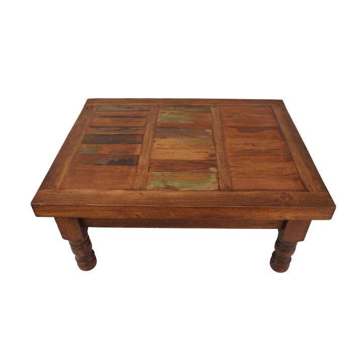 My Amigos Imports - Wholesale Side Table - Texas Creek Reclaimed Wood Table-24x18x11H-Riser-Display1