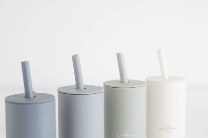 The Saturday Baby - Wholesale Drinking glass/cup – Kids & Baby - The Saturday Baby Silicone Straw Cup17