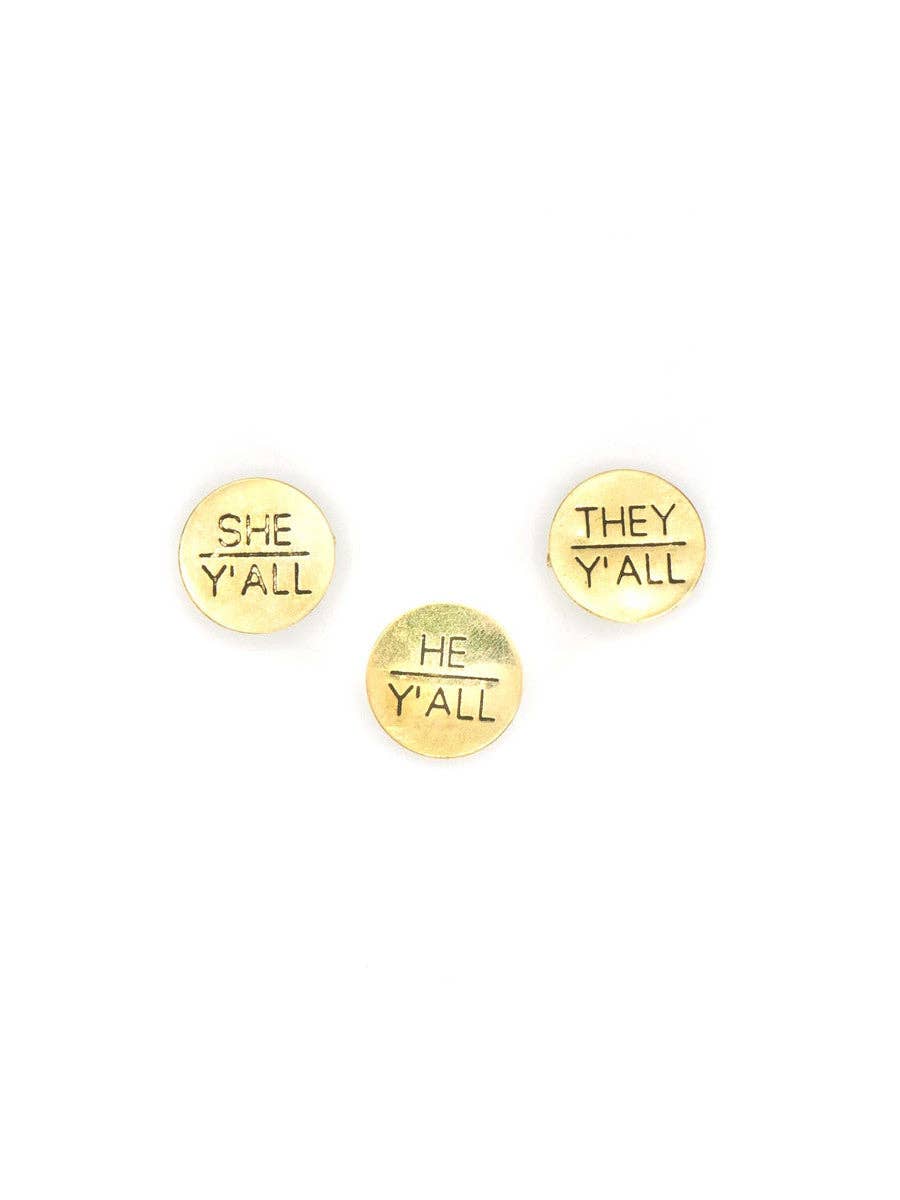 Fair Anita - Wholesale Lapel Pin/Button - Pronoun Pins - Brass11