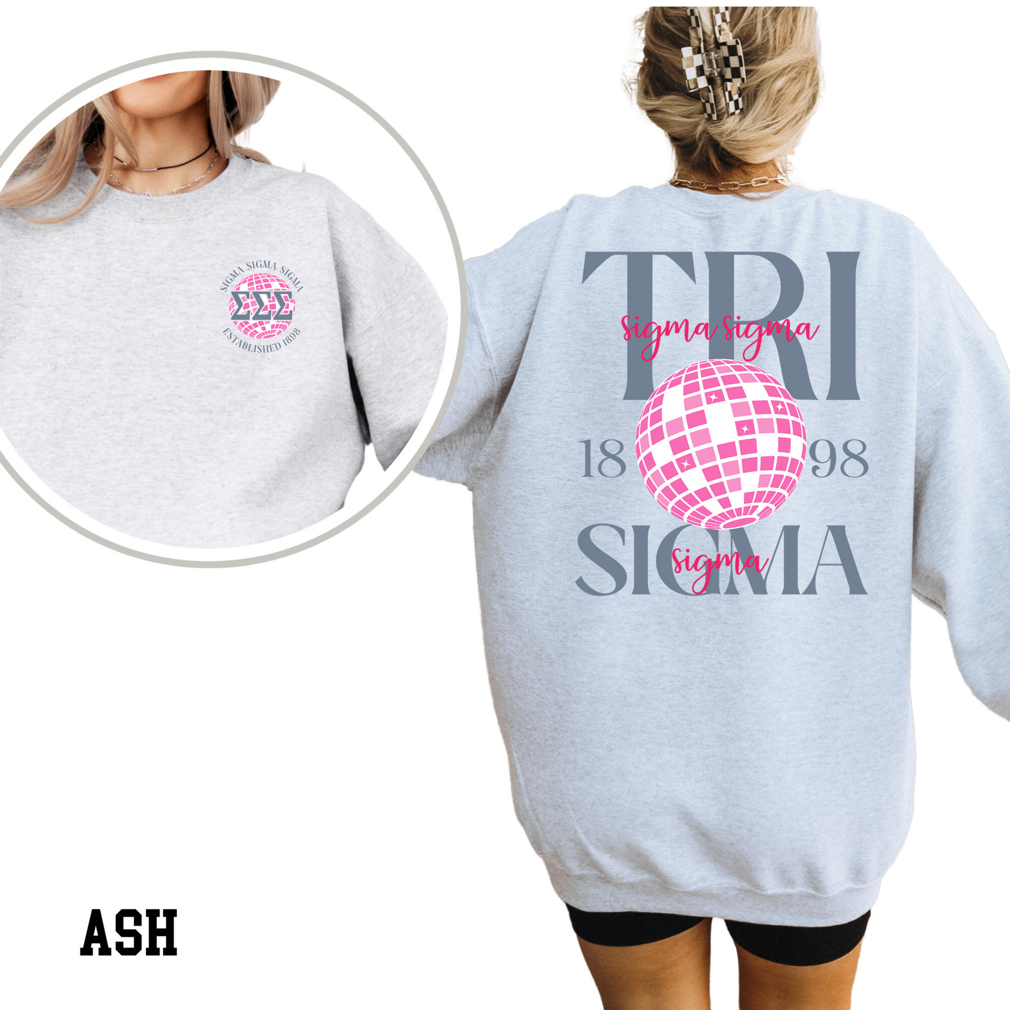 Kite and Crest - Wholesale Graphic Sweatshirt - Women's - Disco Sorority Sweatshirt22