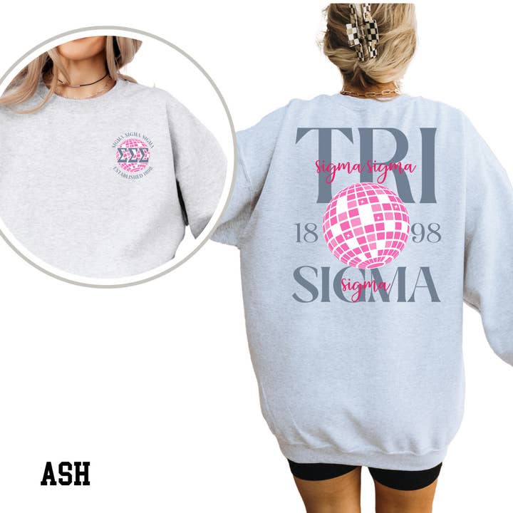 Kite and Crest - Wholesale Graphic Sweatshirt - Women's - Disco Sorority Sweatshirt22