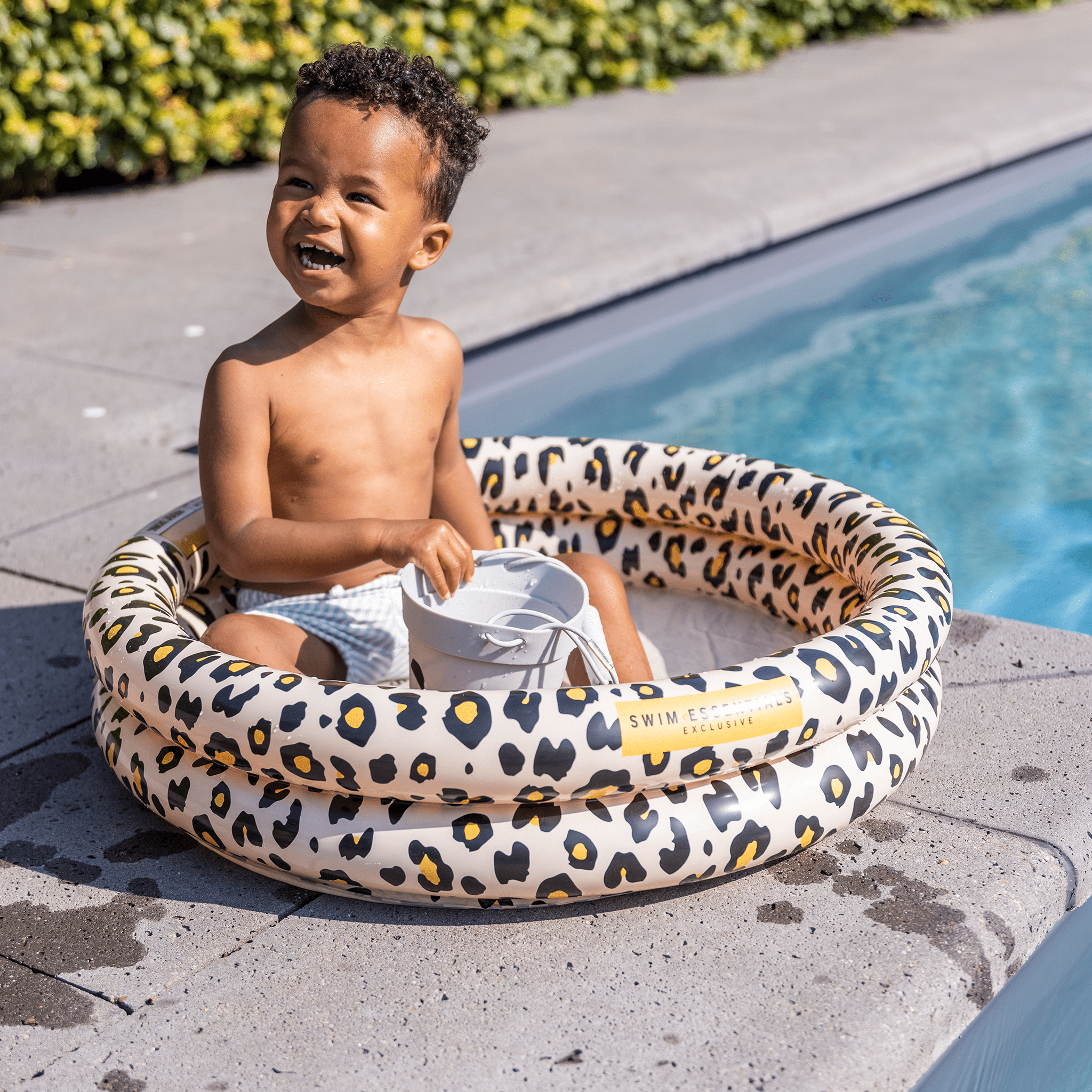 Swim Essentials | Safari Chique  Beige Baby Zwembad Ø 60 cm for wholesale on Faire4