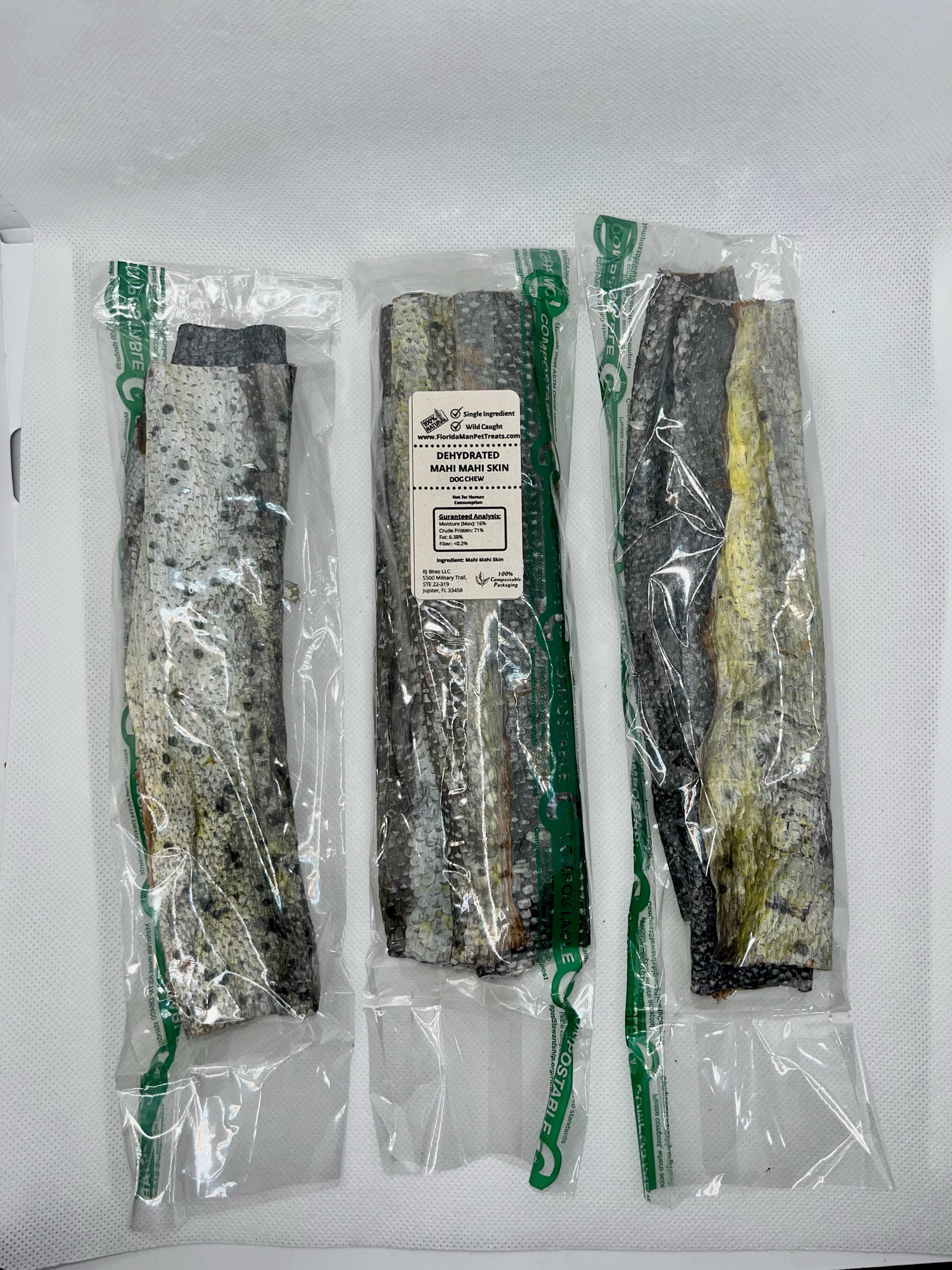 Florida Man Pet Treats - Wholesale Pet Treats - Dog - Dehydrated Mahi Mahi Dog Chew2