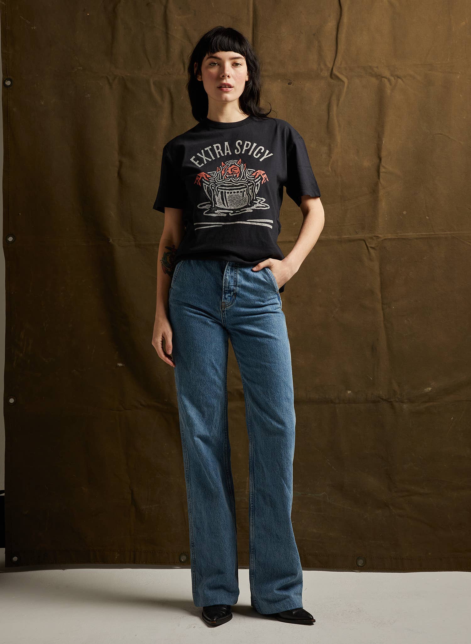 Pyknic – Engroshandel T-shirt med print - Dame – Ekstra krydret tee4