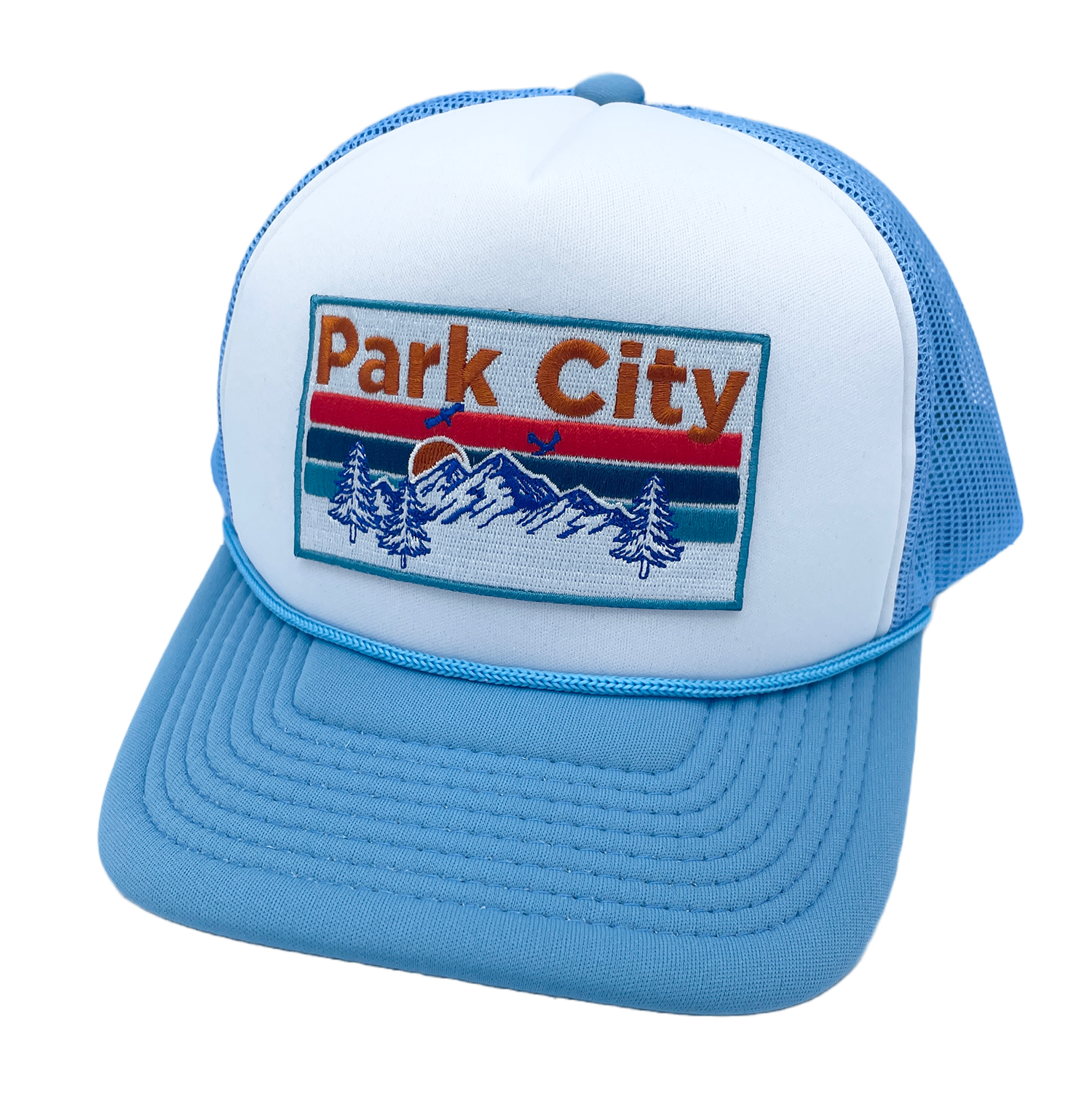 Hey Mountains - Wholesale Trucker Hat - Unisex - Park City, Utah Trucker Hat - Retro MTN3
