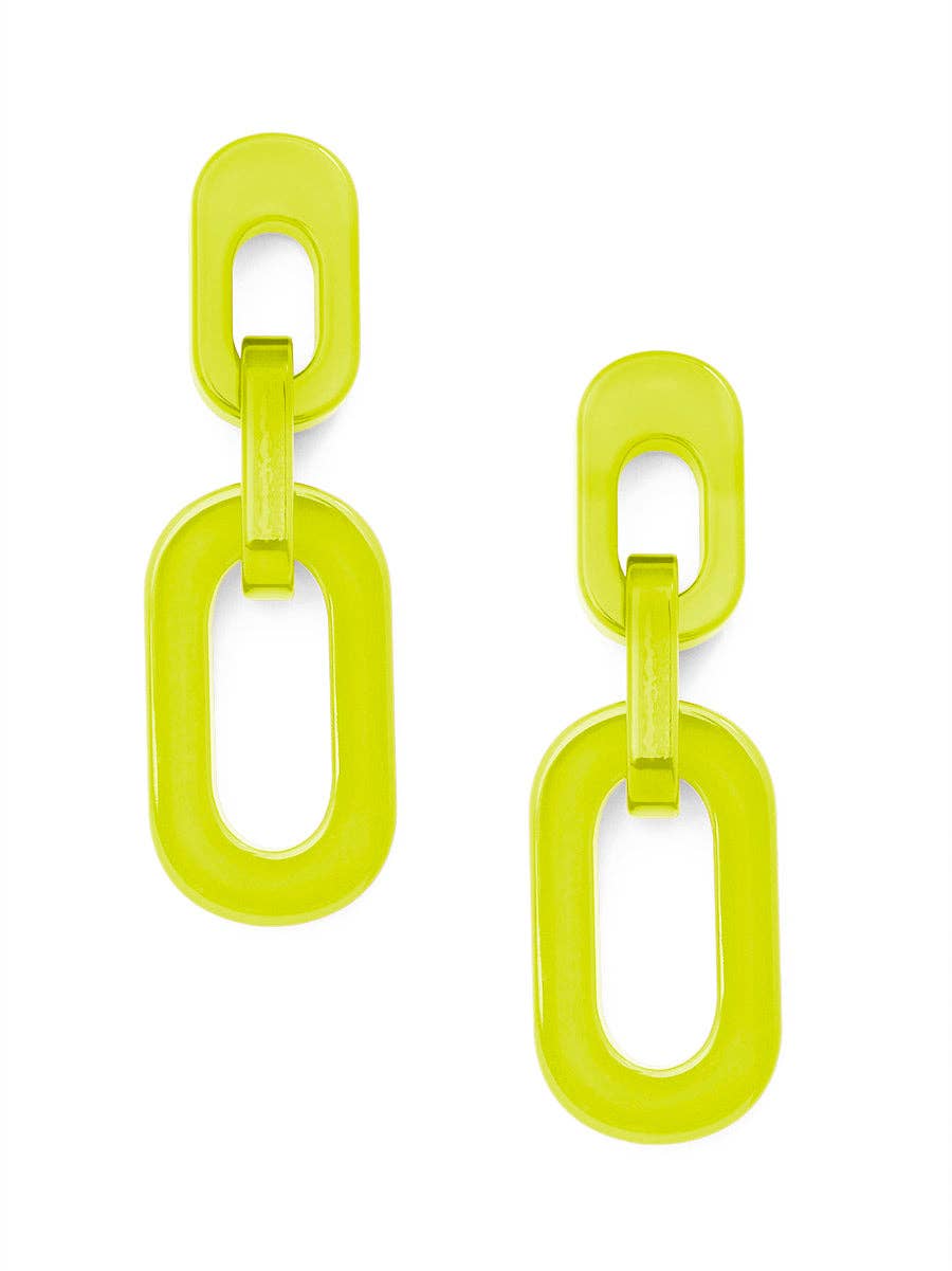 ZENZII Jewelry - Wholesale Dangle Earrings - Resin Cable Chain Drop Earring12