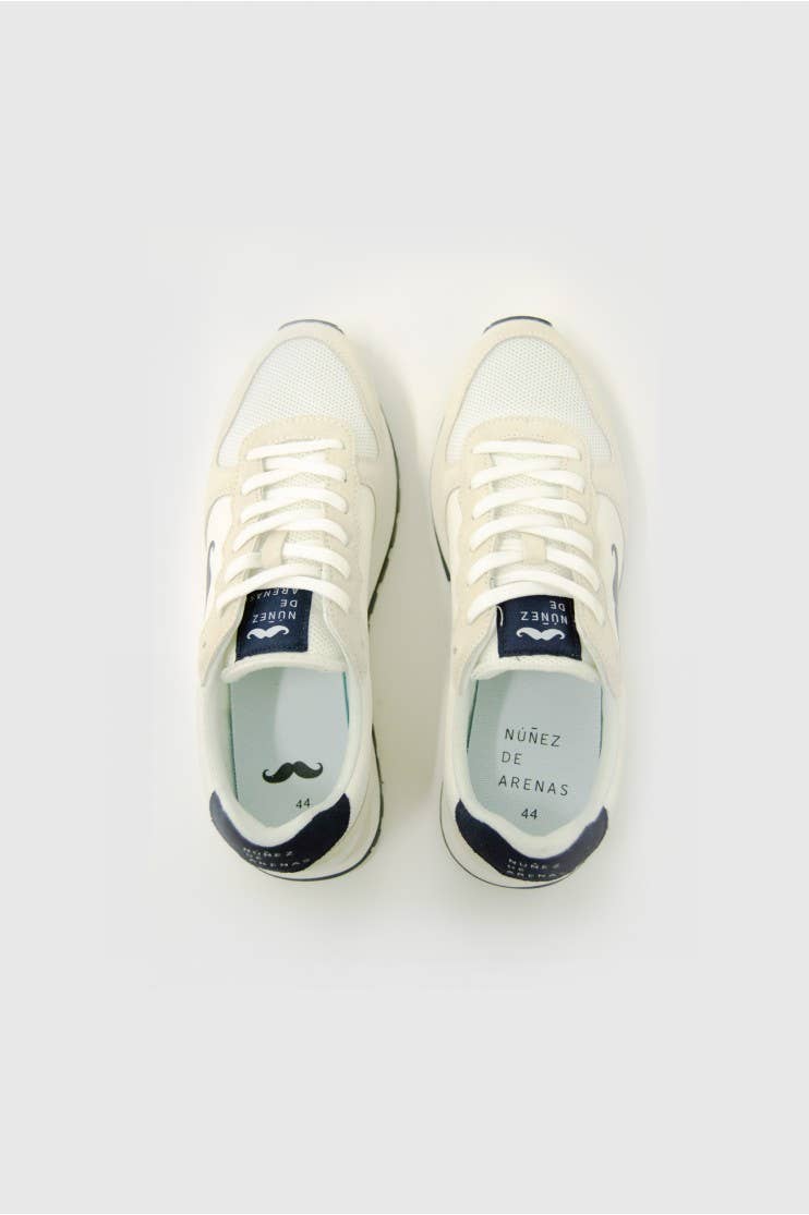 Blank Orion Model White Combined Fabrics Sports Shoe for wholesale on Faire3