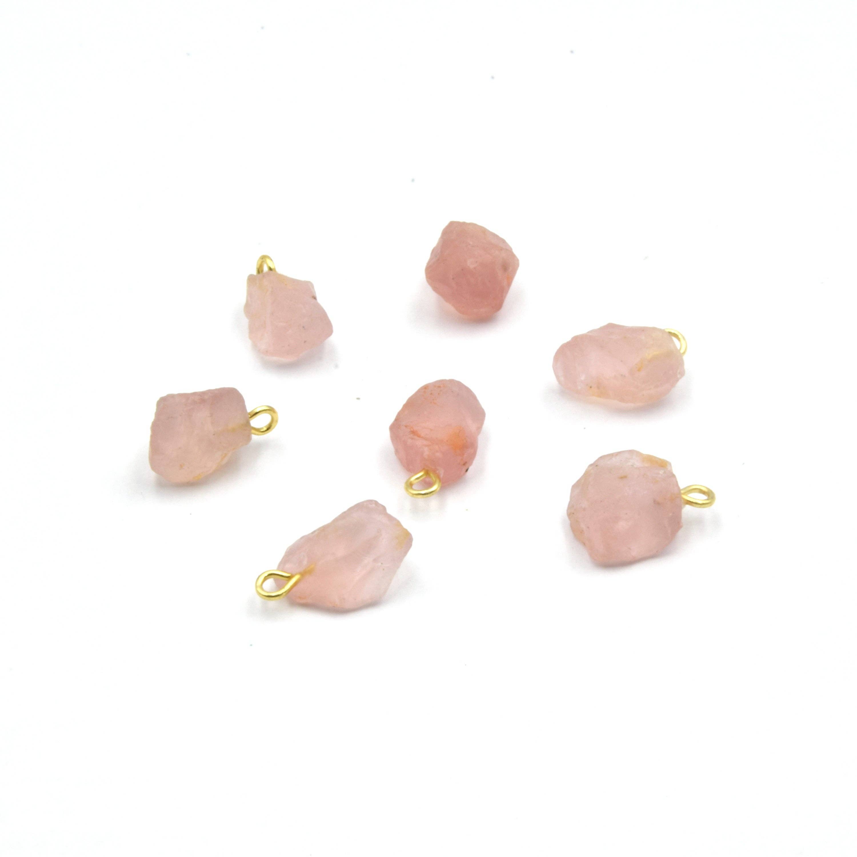 Only Beads - Wholesale Individual charm/pendant - Natural Raw Gemstone Charms - Birthstone Pendants8