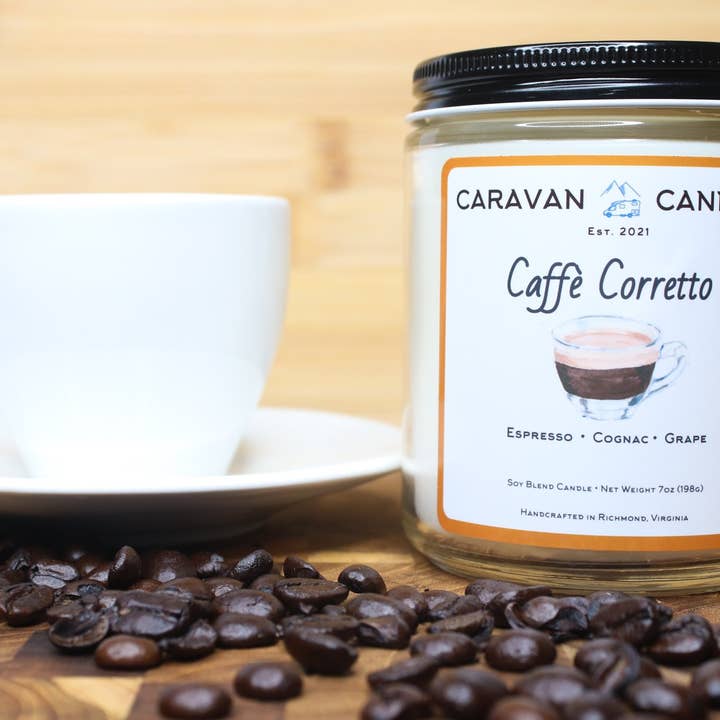 Caffè Corretto for wholesale by Caravan Candle