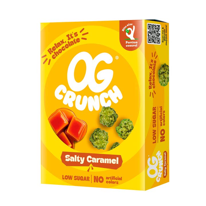 OG Crunch Chocolate 1PACK Salty Caramel 40g for wholesale by OG Crunch