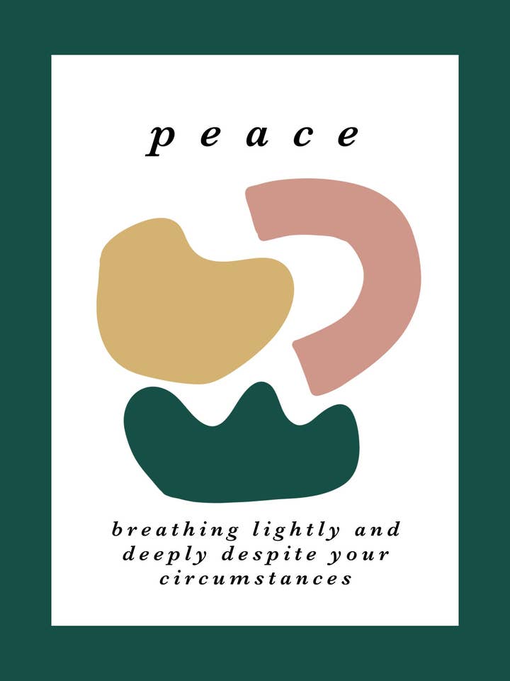 Peace Art Print voor wholesale door Jenna O. Studio