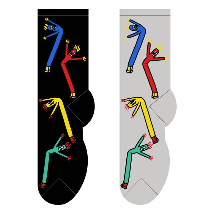 Wavy Guy Socks for wholesale by FOOZYS Fun Socks