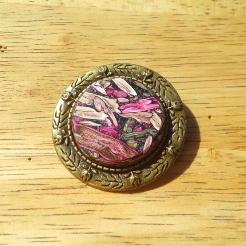 Handcrafted from Tumbleweed - Wholesale Brooch - Tumbleweed Antique Brass Brooch6