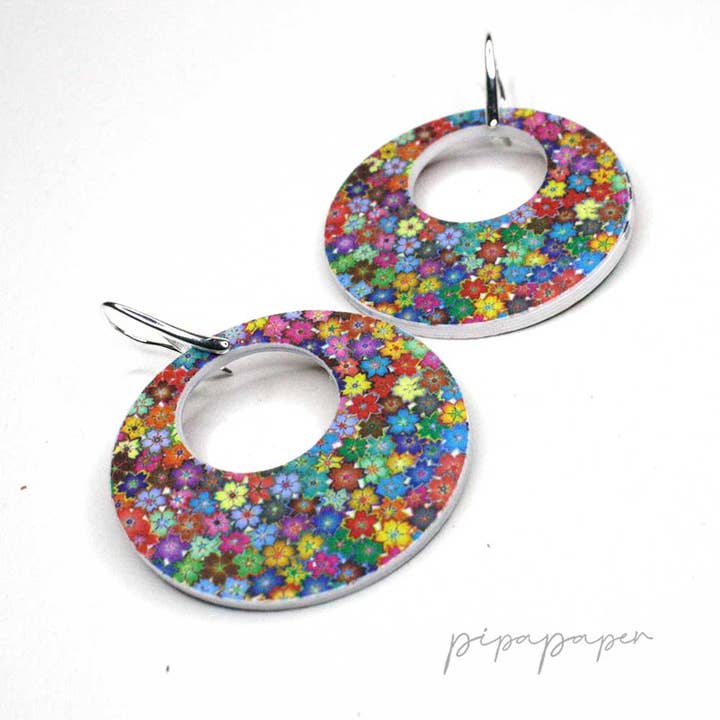 Pipapaper - Wholesale Dangle Earrings - GRANADA HOOP EARRINGS 1