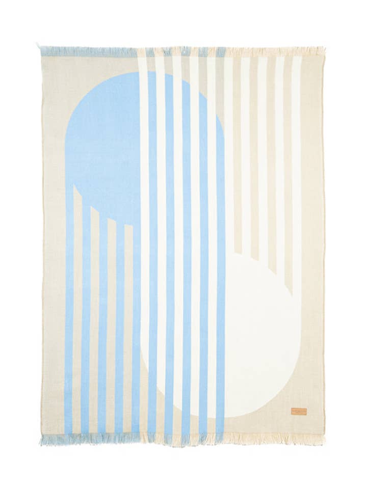 Couverture artisanale jetable Unificateur Bleu pour la vente par Ecuadane