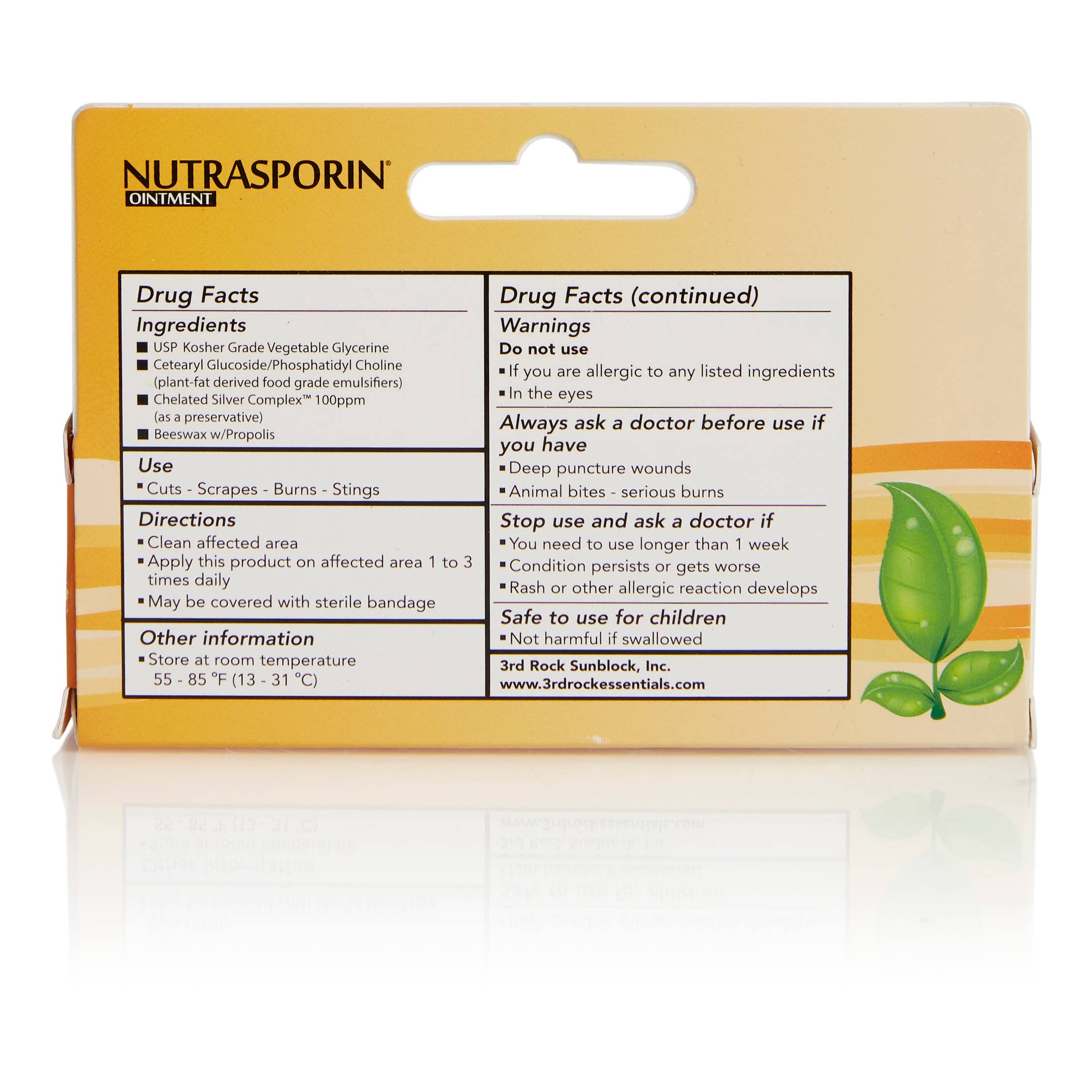 3rd Rock Essentials - Wholesale Healing Salve/Balm/Cream - NUTRASPORIN Alternative to Antibiotic Ointment - Beeswax2