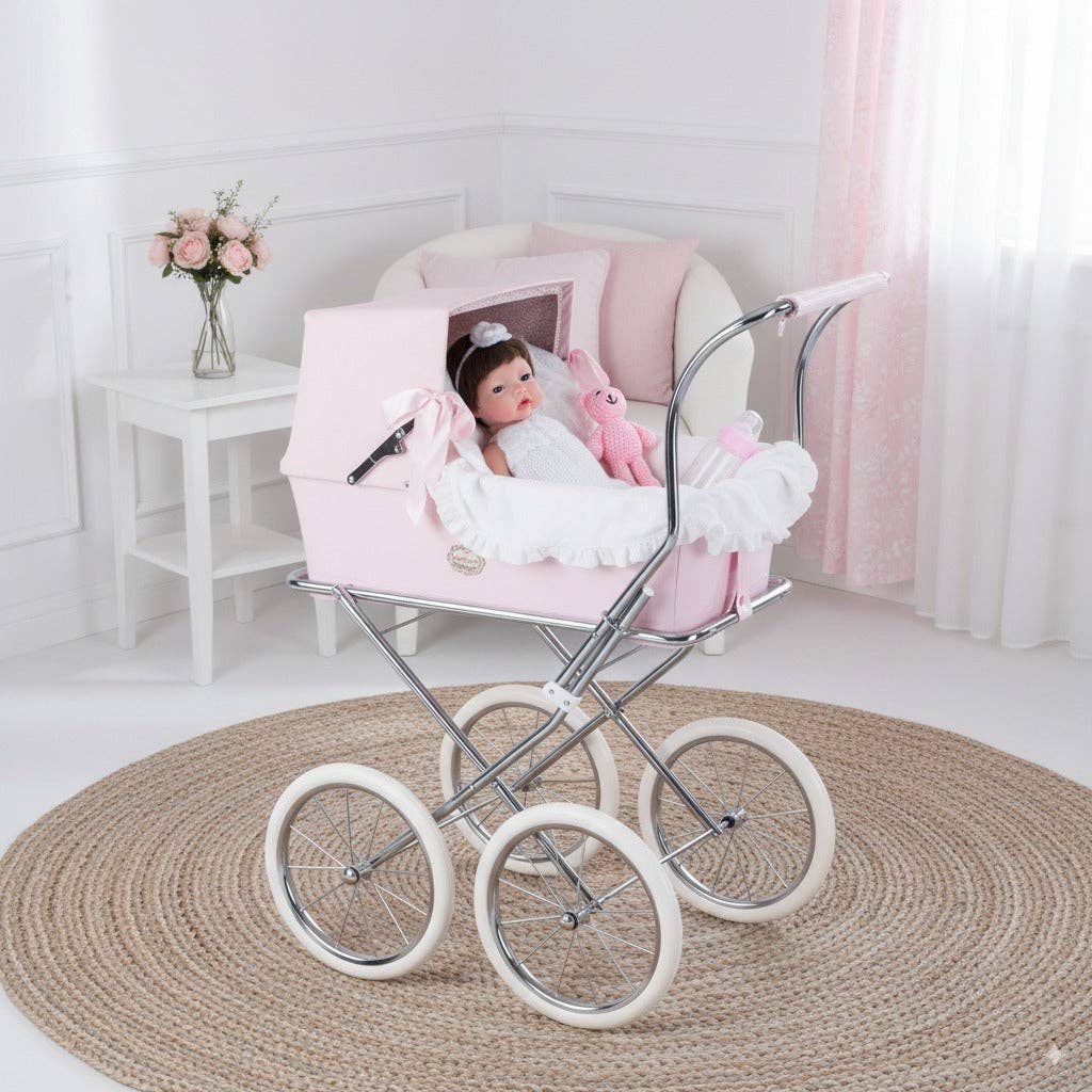 Maria & Jesus - Wholesale Doll Stroller - Kids - Sweet Car + Napa Bag - Customizable Color, Size, and with Your Name!3