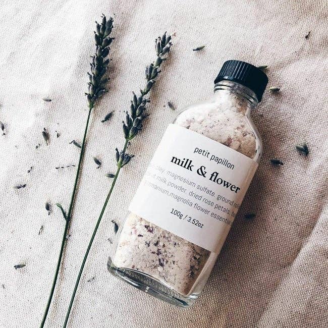 Petit Papillon - Vente Lait de bain - Lait de bain au lait et fleurs1