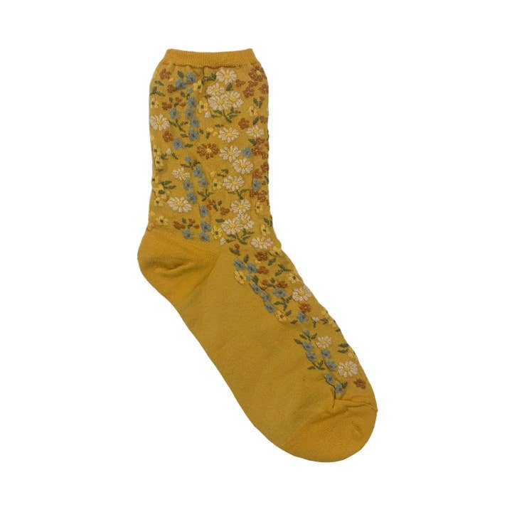 7DAYSSOCKS - Wholesale Socks - Women's - Women's Crew Blooming Garden Socks