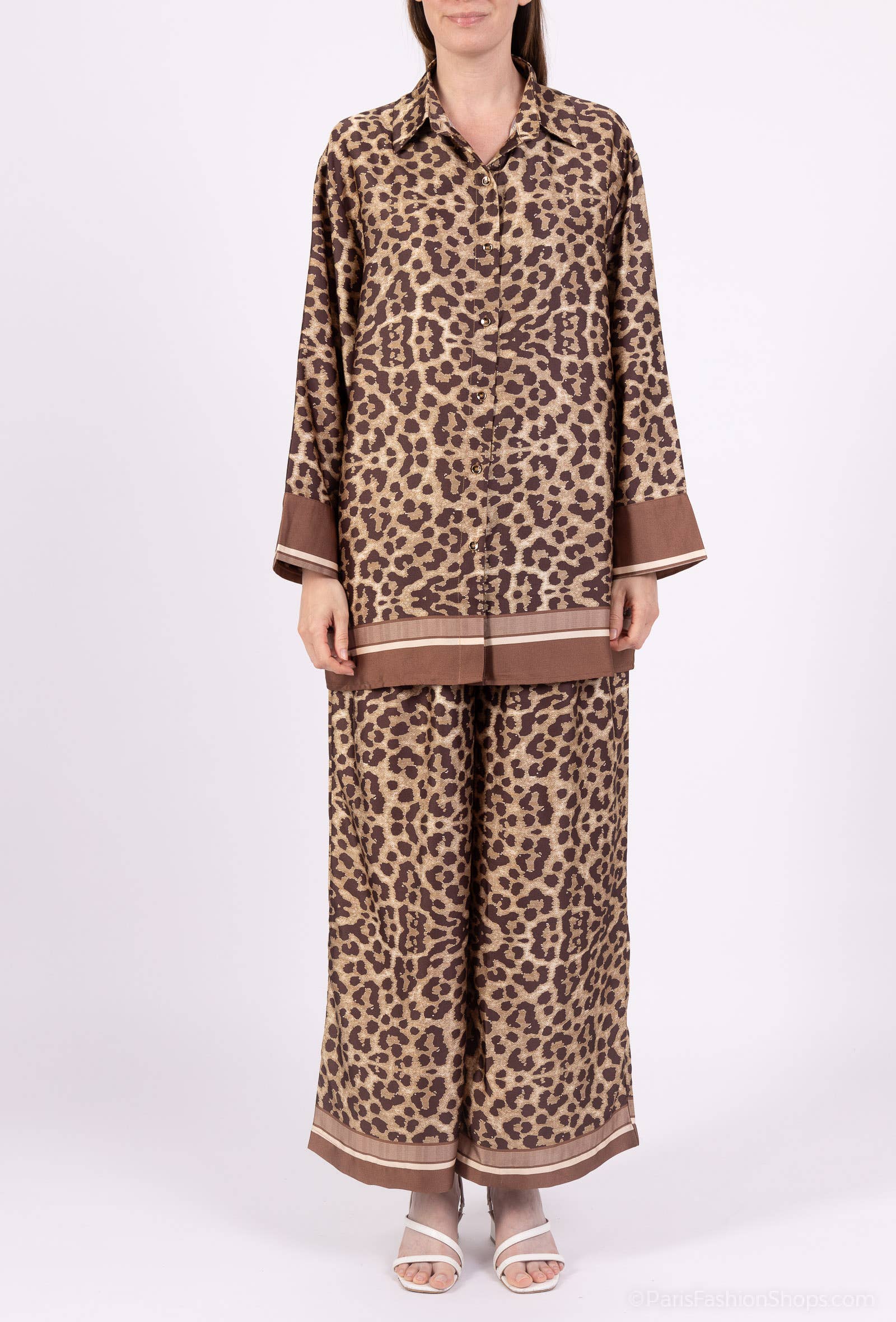 Braun Gedrucktes Set für den Großhandel auf Faire0