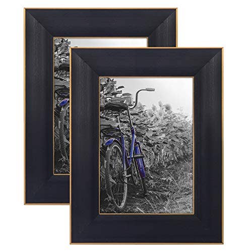 Americanflat Picture Frame with Mat Slim Molding (2 Pack) for wholesale by Americanflat