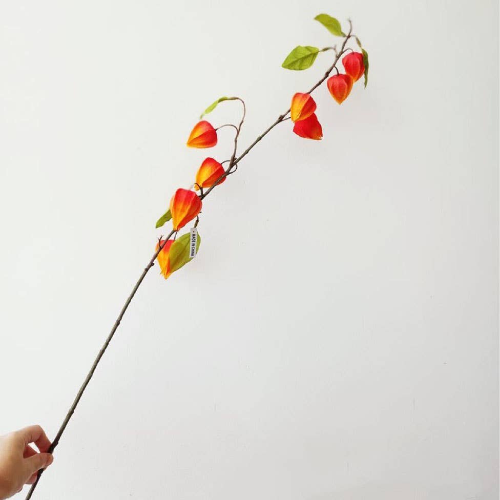 ACNITE(We cover U.S. import duties) - Wholesale Artificial Flowers - Artificial silk lantern fruits orange flowers for home decor2