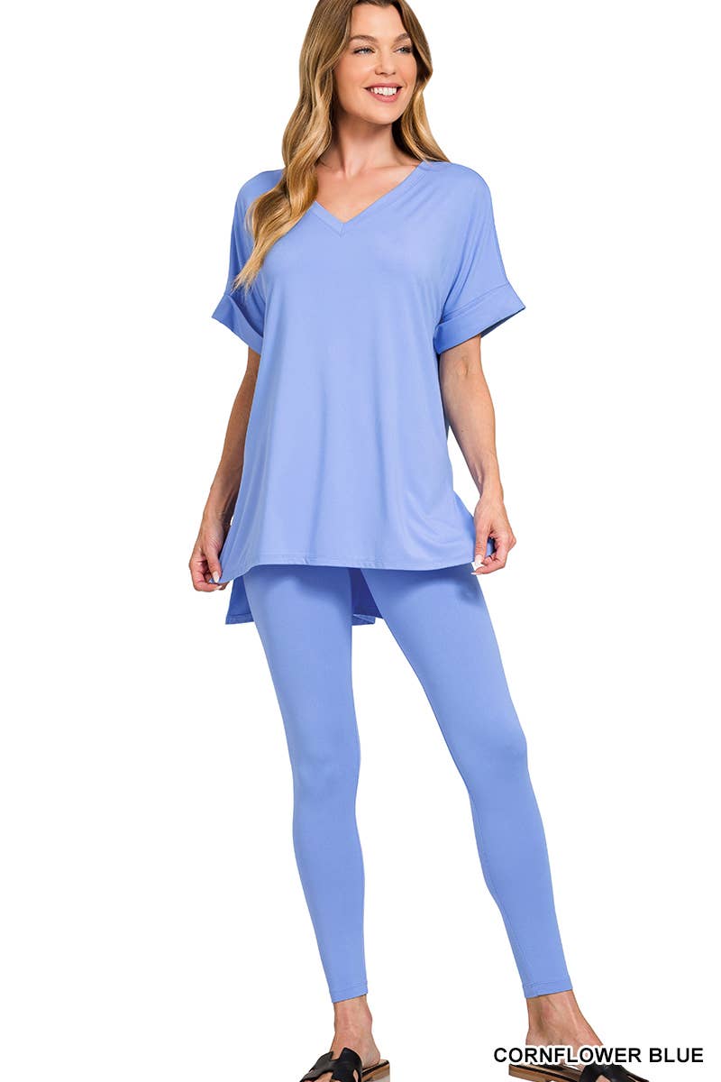 Vanilla Monkey - Wholesale Lounge Set - Women's - Brushed Dty Microfiber Loungewear Set2