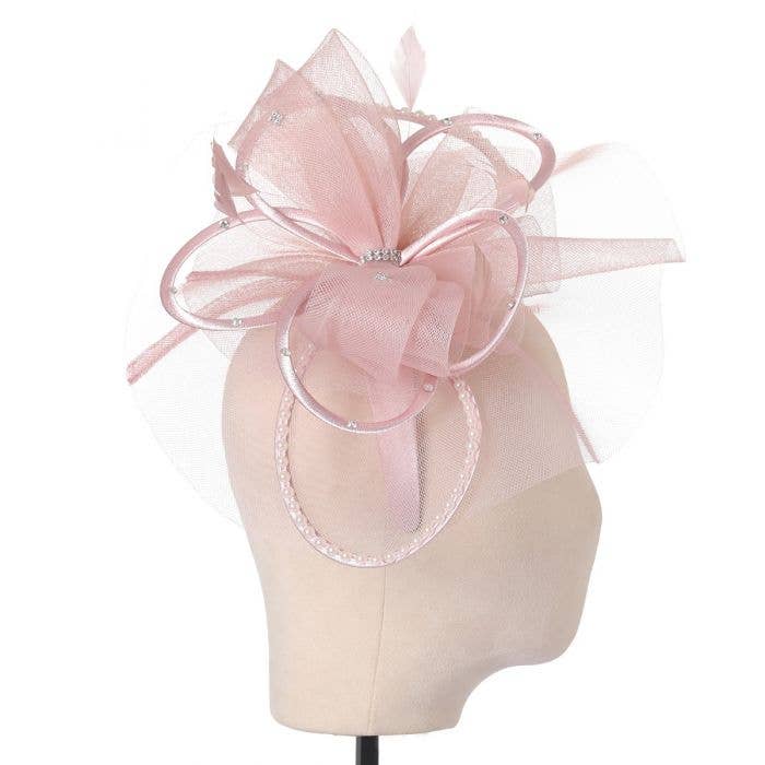 PEACH ACCESSORIES - Wholesale Fascinator Hat - Women's - Pearl and Diamante Mix Fascinators TGH021