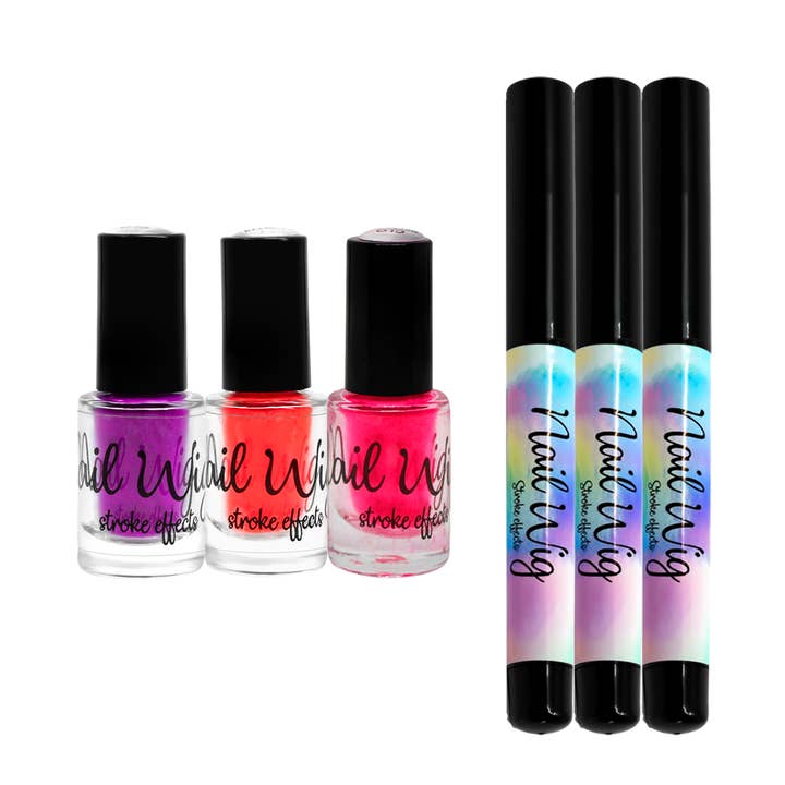 Pacchetto Marmo Neon Queen per la vendita all'ingrosso da parte di Nail Wig