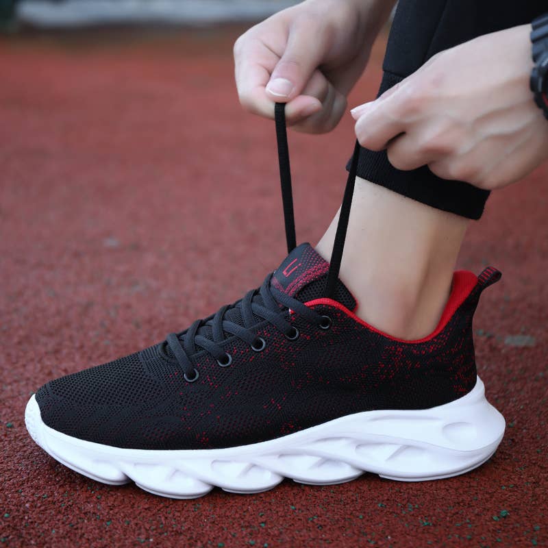 Calseosvic – wholesale Athletic trainers – Women′s – Light Fabric Fashion Pop Mesh Running Shoes4