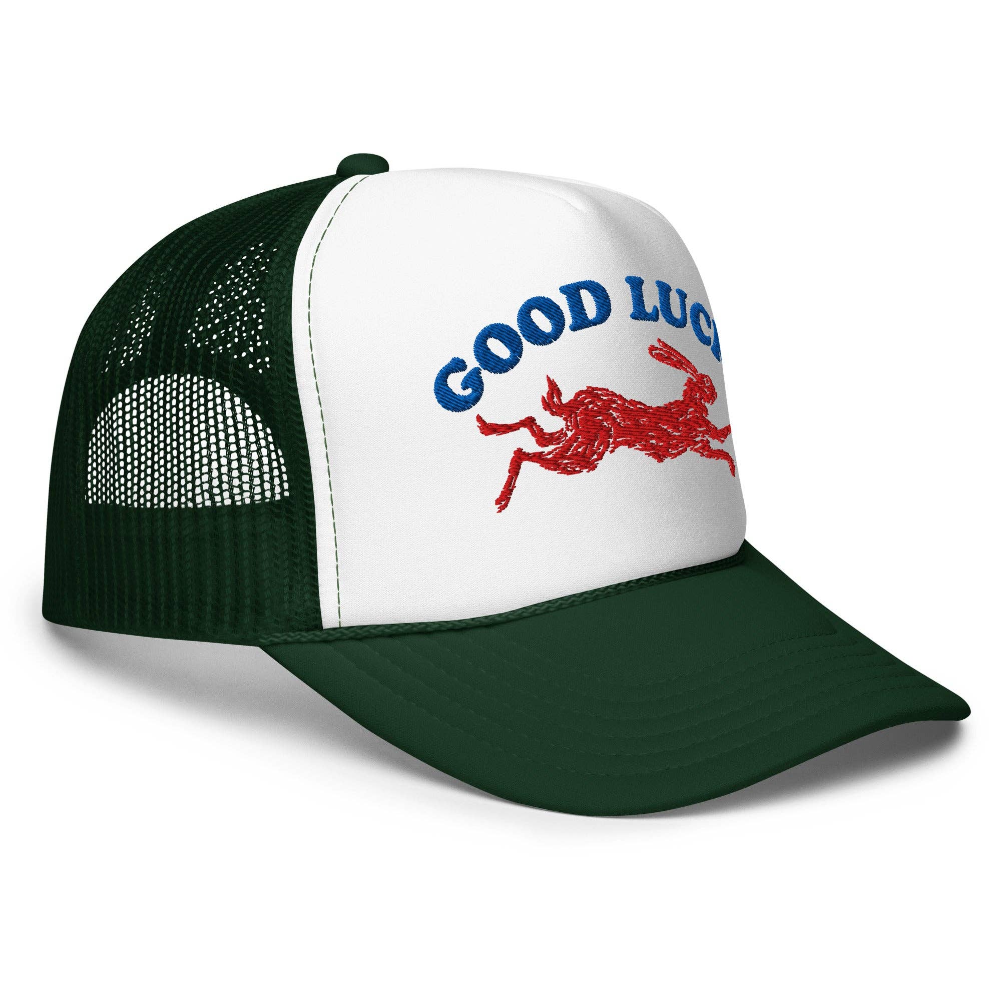 KILLER RETRO - Wholesale Trucker Hat - Unisex - Good Luck Embroidered Foam Trucker Hat5