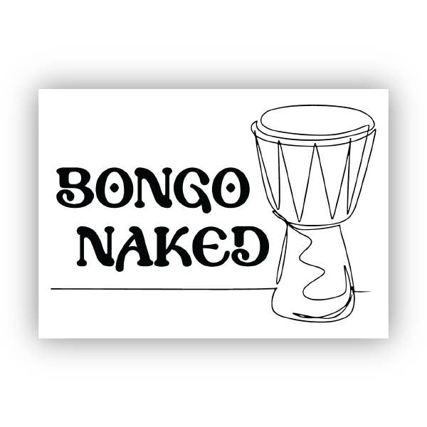 Sticker Bongo naakt voor wholesale door Jargo