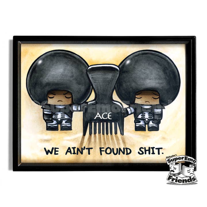 SuperEmoCombers Framed 5x7 Print for wholesale by SuperEmoFriends