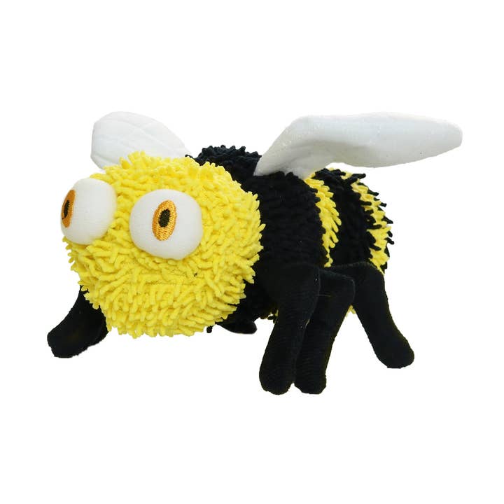 Mighty Microfiber Ball Med Bee for wholesale by Tuffy Dog Toys - VIP Products