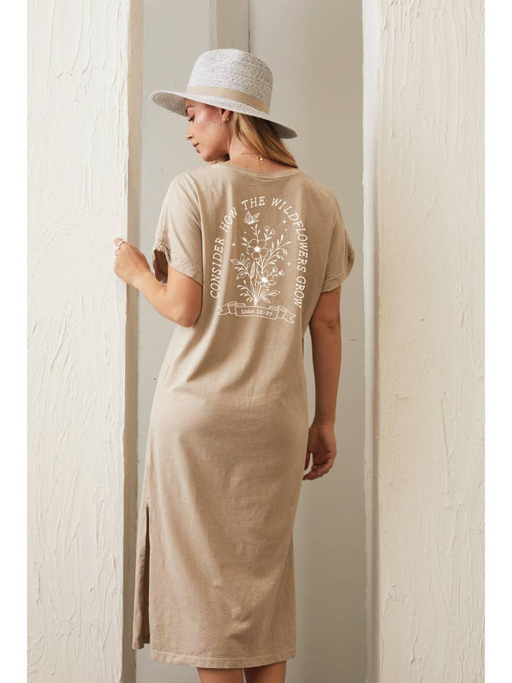 OAT COLLECTIVE - Wholesale Dress - Women's - CONSIDER HOW Mineral Graphic Dress4