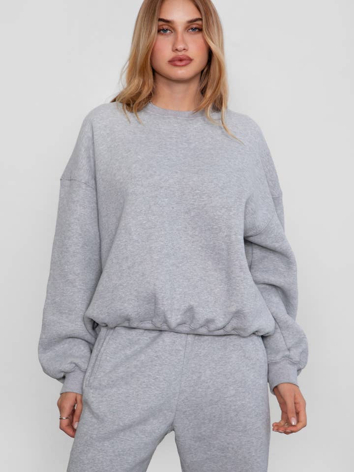 TICTOC - Wholesale Sweatshirt - Women's - VARSITY Fleece Crew Neck Pullover Sweatshirt
TH28243-VARSITY