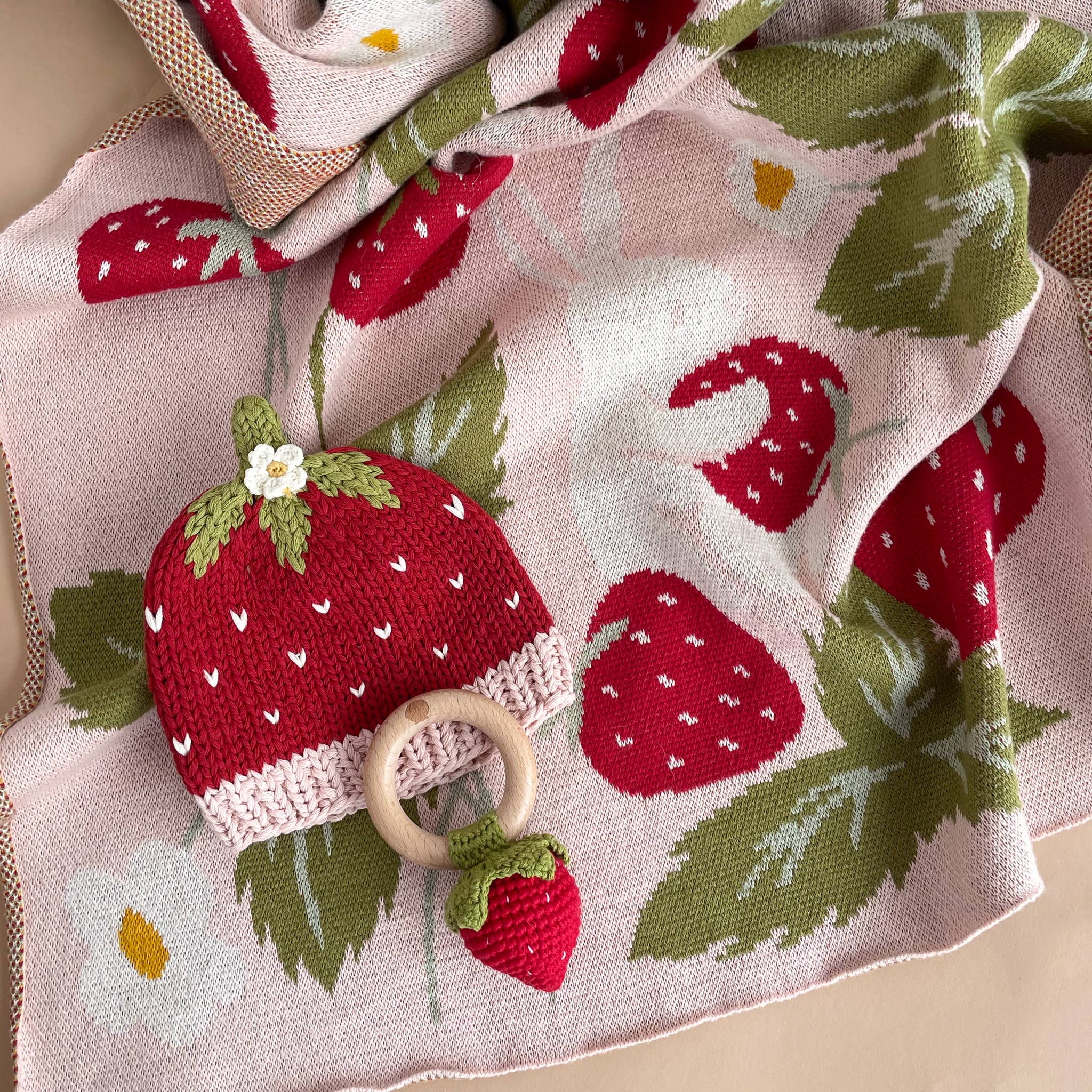 The Blueberry Hill - Wholesale Bedding Blanket - Kids & Baby - Blanket Strawberry Bunny Organic Baby Decor Christmas Gift5