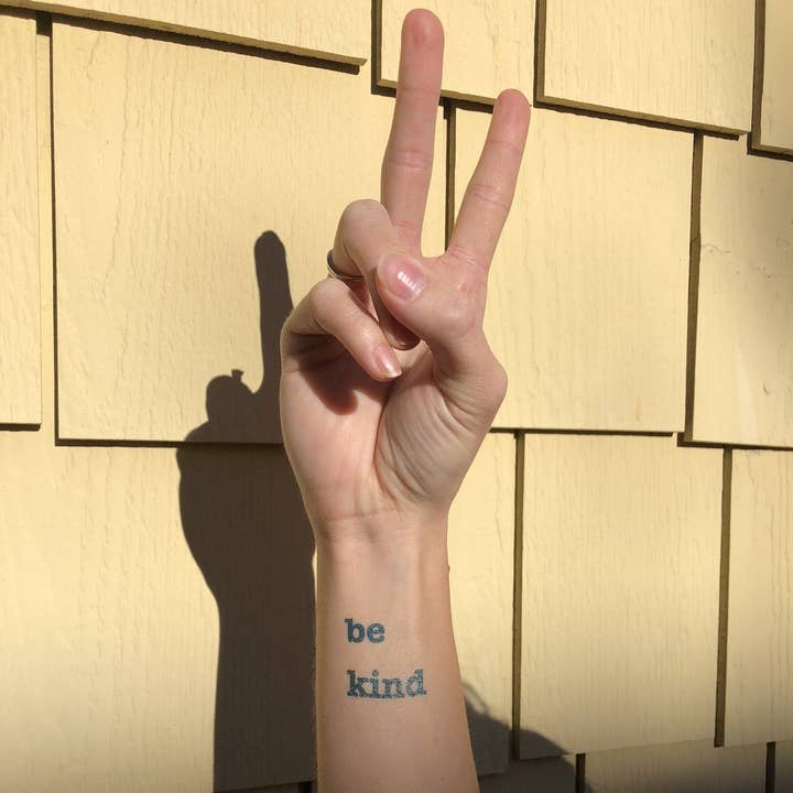 Conscious Ink - Wholesale Temporary Tattoo - Be Kind Manifestation Tattoo
