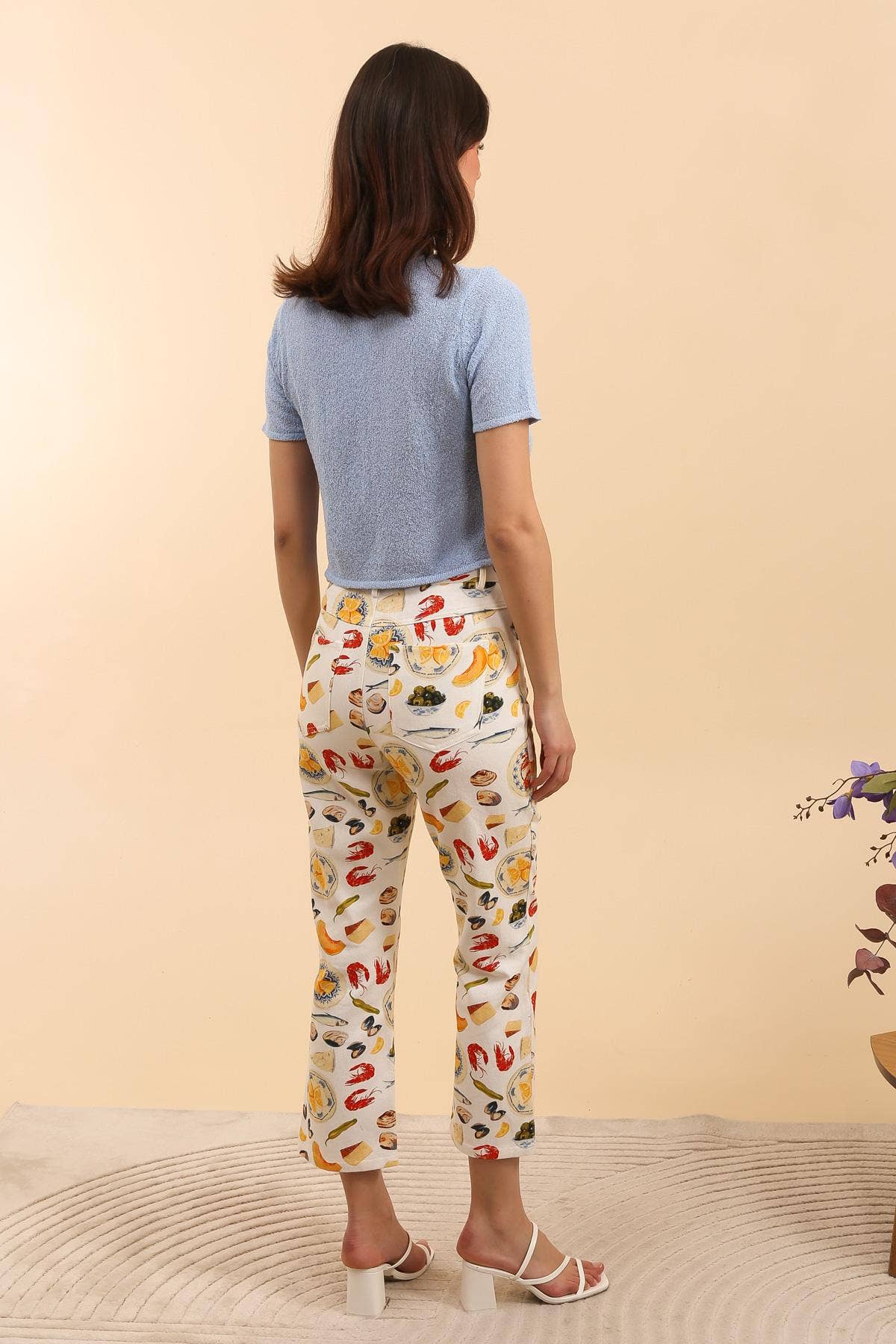 White 5730 MEDITERRANEAN TROUSERS for wholesale on Faire3