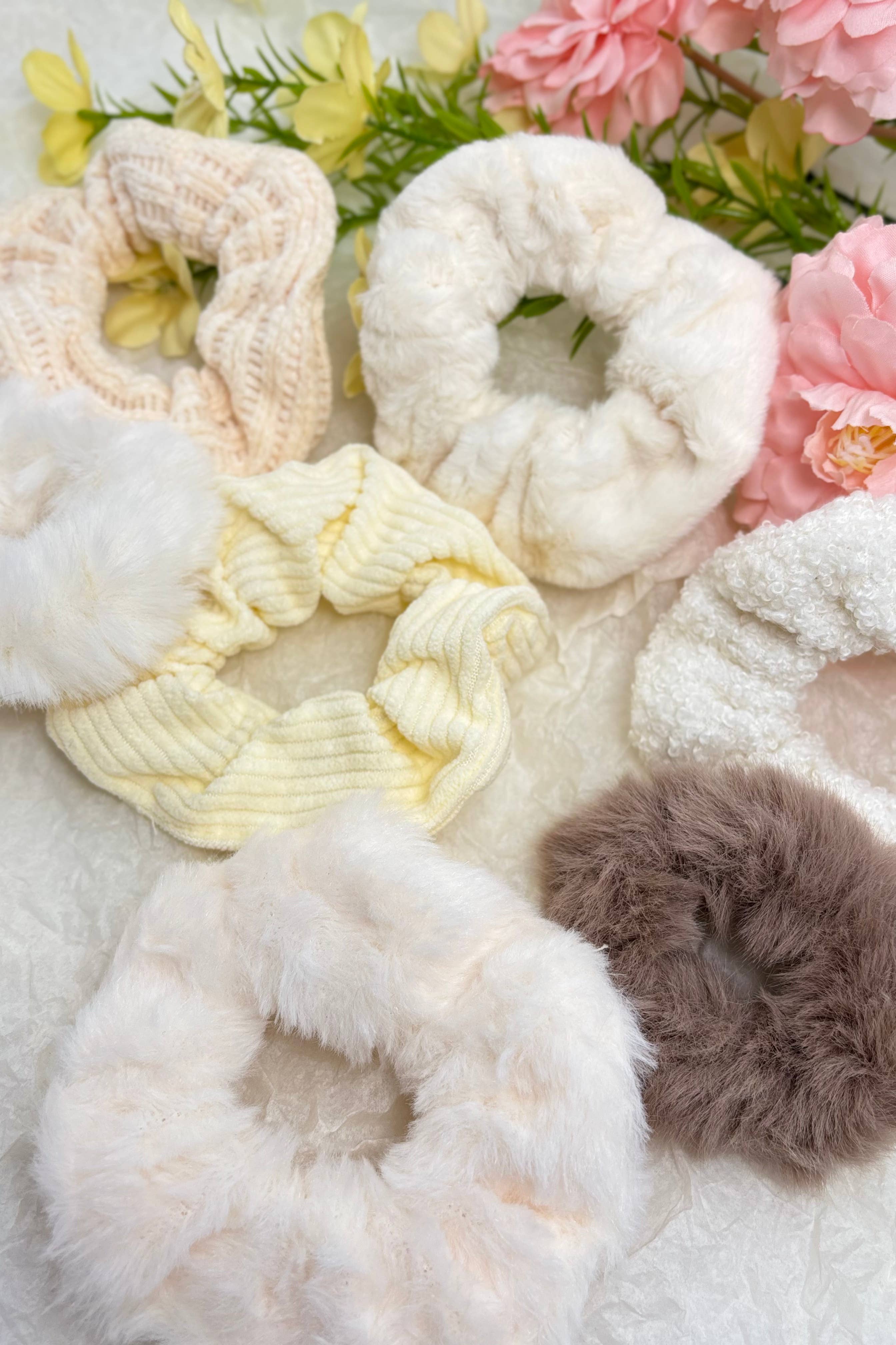 BYREN | ÉLINE L'ATELIER – wholesale Hair tie – Set of 7 elastic scrunchies FQ01-SET1