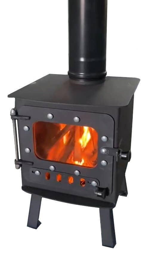 blackseametalworks – wholesale Spis-/brännarskydd – Mini vedspis för camping och husbil, liten spis för tiny house1