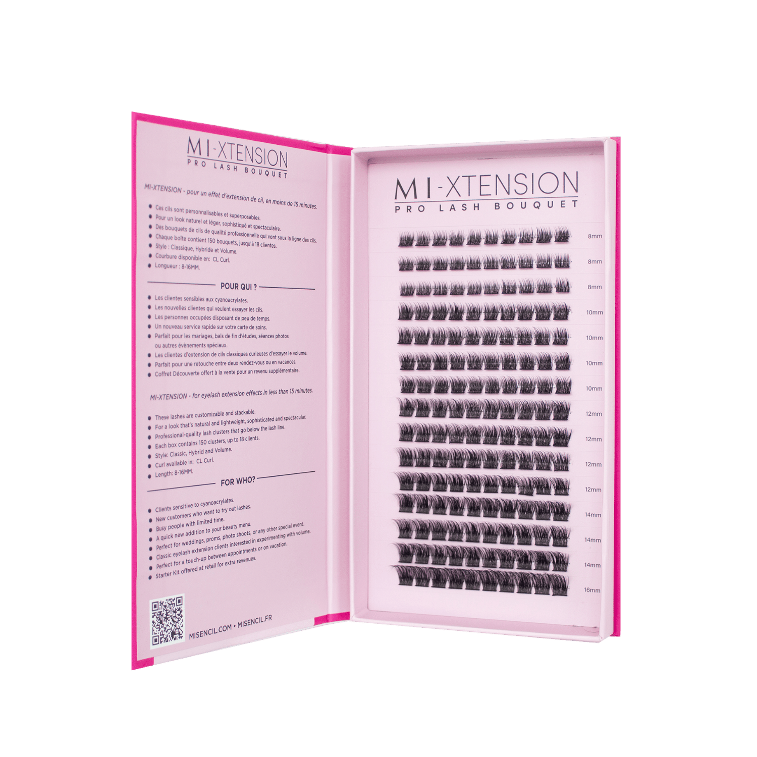 misencil - Wholesale False/Fake Eyelashes - Pro MI-XTENSION Pack1