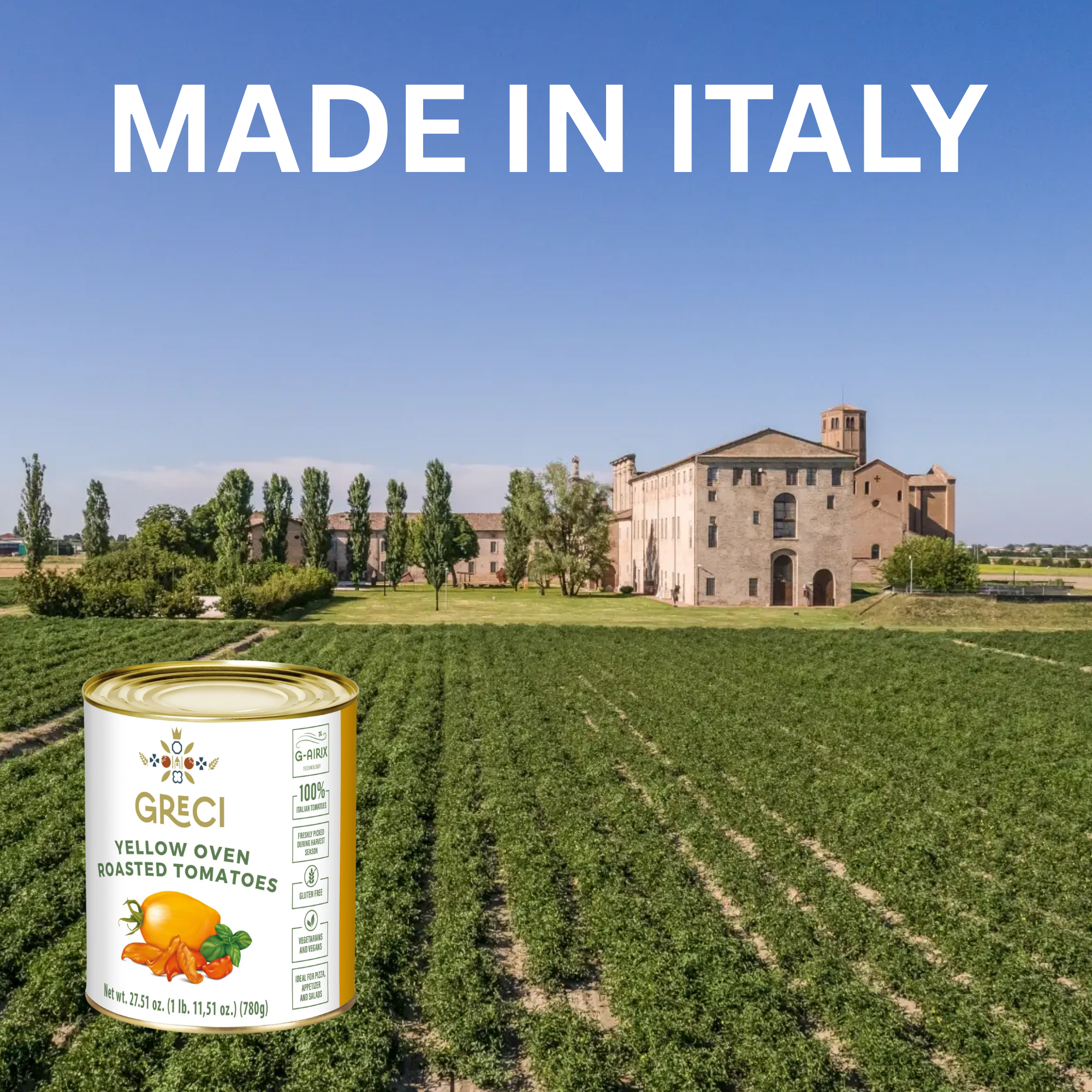 Ciao Imports - Wholesale Pasta Sauce - Greci, Yellow Oven Roasted Tomatoes in Oil (780g/27.51oz)4