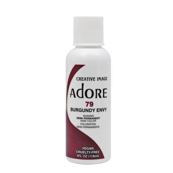 Majestic Wholesale - Wholesale Hair Dye - Adore #079 Burgundy Envy – 4oz Semi-Permanent Hair Color