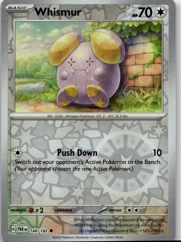 Pokémon SV04: Paradoks Kløft - Whismur #148/182 for engroshandel hos Chronic Cards