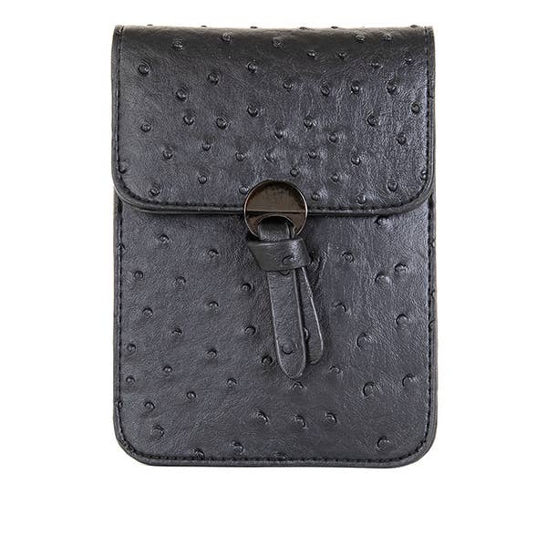 22 Tote - Wholesale Phone Wallet - Women's - Trendy Ostrich Cell Phone Bag