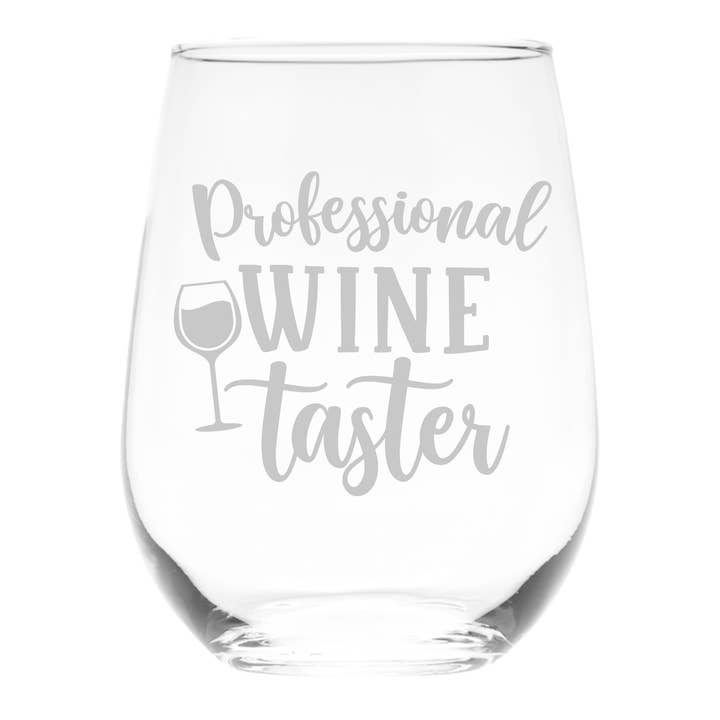 Roligt stjälkfritt vinglas för professionell vinprovare, 17 oz för wholesale av C&M Personal Gifts