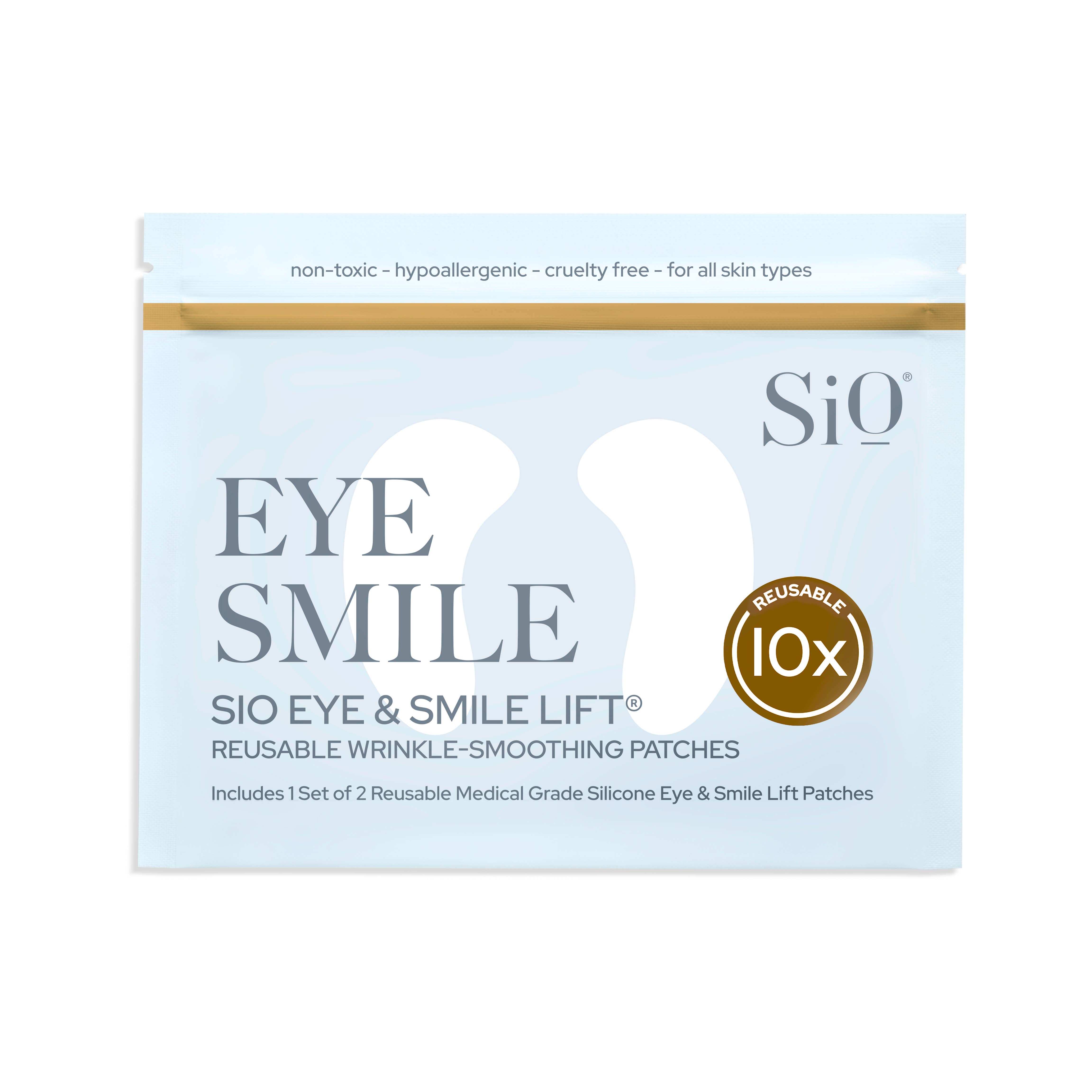 SiO Beauty - Wholesale Eye Treatment Mask - Eye & Smile Reusable Smoothing Patches0