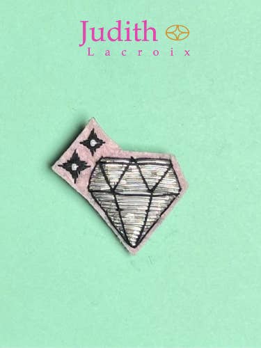 Spilla - Diamante bianco per la vendita all'ingrosso da parte di JUDITH LACROIX