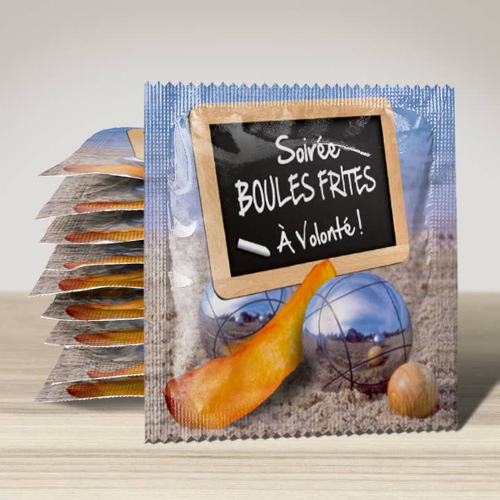 Condom : Préservatif: Soiree Boules Frites À Volonté for wholesale by CALLVIN EU